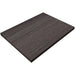 Tarrison Core Collection rectangular laminate indoor table top with T-nuts in charcoal grey woodgrain finish, top view