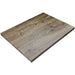 Tarrison Core Collection rectangular laminate indoor table top with T-nuts in rustic knotted oak finish, top view
