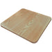 Tarrison seamless thermofoil square indoor table top with rounded corners in natural light ash woodgrain finish