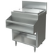 Tarrison TA-CMU24 series 24 inch stainless steel cocktail mix unit, no sink configuration with open shelves