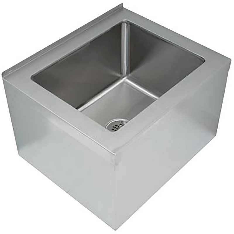 Thorinox TMS-2126-10 Stainless Steel Mop Sink - 16"D x 20"W x 6"H Bowl Size-Phoenix Food Equipment