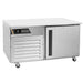 Traulsen Centerline CLBC4-R stainless steel undercounter blast chiller with door closed, angled front view