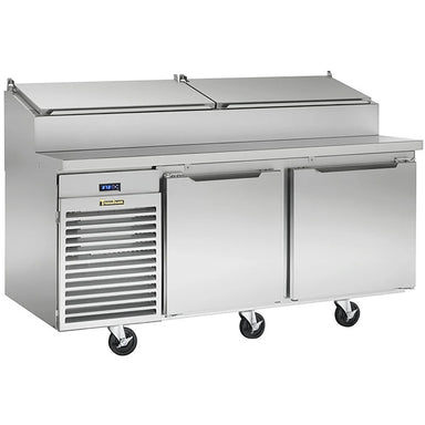 Traulsen TS066HT Double Door 66" Refrigerated Pizza Prep Table-Phoenix Food Equipment