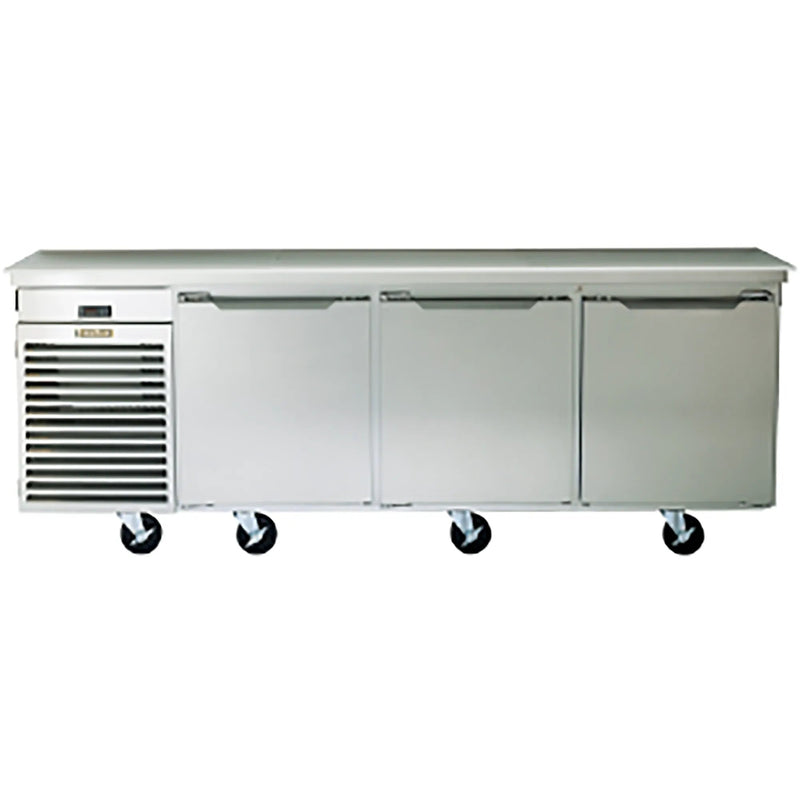 Traulsen TU100HT Triple Door 100" Side Mounted Refrigerated Work Table-Phoenix Food Equipment