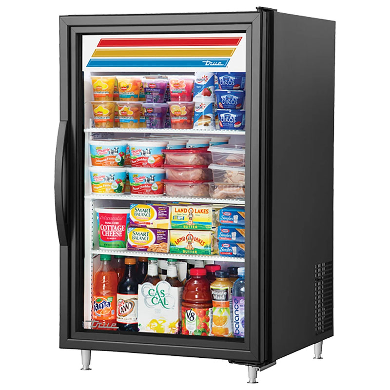 True GDM-07-HC~TSL01 Single Door 24" Wide Counter Top Display Refrigerator-Phoenix Food Equipment