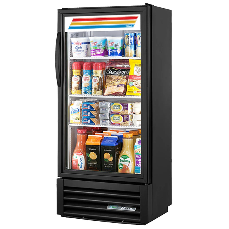 True GDM-10SSL-HC~TSL01 Single Door 25" Wide Shallow Glass Display Refrigerator-Phoenix Food Equipment