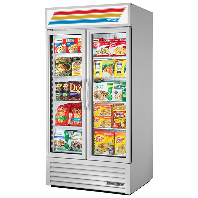 True GDM-35F-HC~TSL01 Double Door 40" Wide Display Freezer-Phoenix Food Equipment