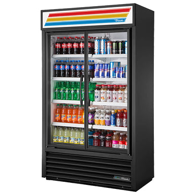 True Slim Line TVM-48SL-HC~VM01 Double Door 48" Wide Visual Glass Display Refrigerator-Phoenix Food Equipment