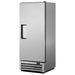 True T-12-HC 25" wide single solid door stainless steel reach-in refrigerator with door closed, angled view