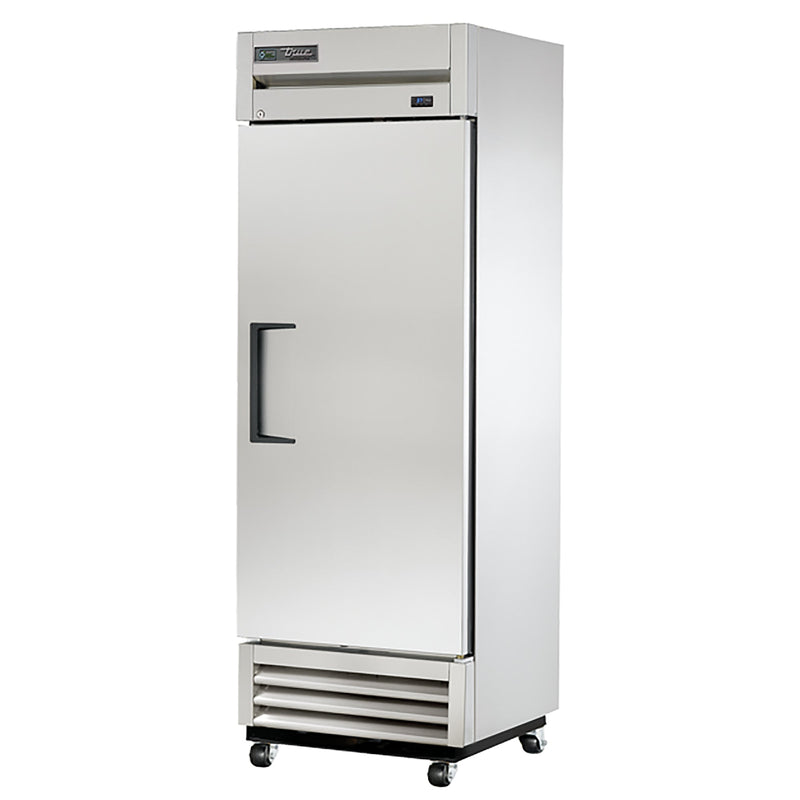 True T-19-HC Single Solid Door 27" Wide Shallow Stainless Steel Refrigerator-Phoenix Food Equipment