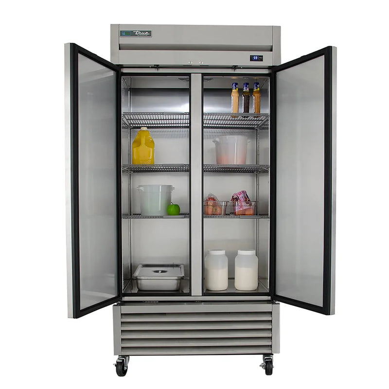 True T-35-HC Double Solid Door 40" Wide Stainless Steel Refrigerator-Phoenix Food Equipment