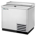 True T-36-GC Series 36-inch top-loading glass and plate chiller in stainless steel finish, angled view