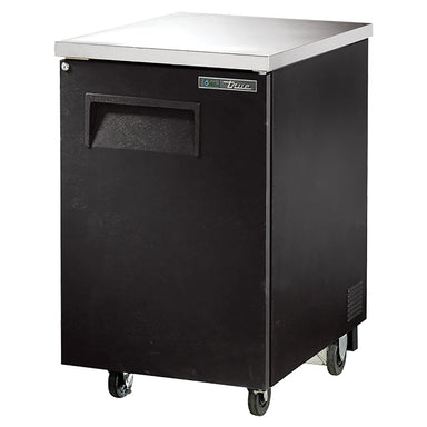 True TBB-1 Series 24" Single Door Back Bar Cooler - Black and Stainless Steel Finish-Phoenix Food Equipment