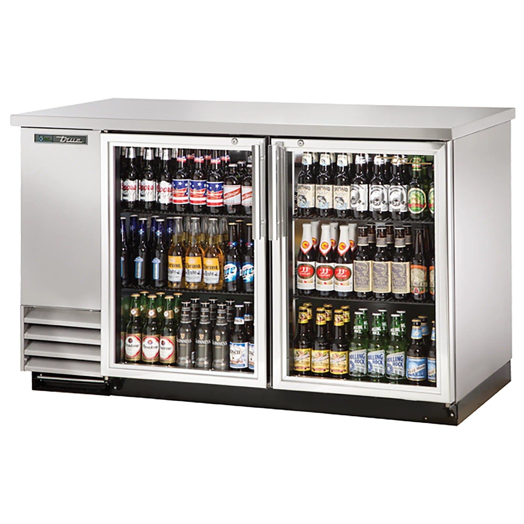 True TBB-2 Series 59" Double Door Back Bar Cooler - Various Configurations-Phoenix Food Equipment