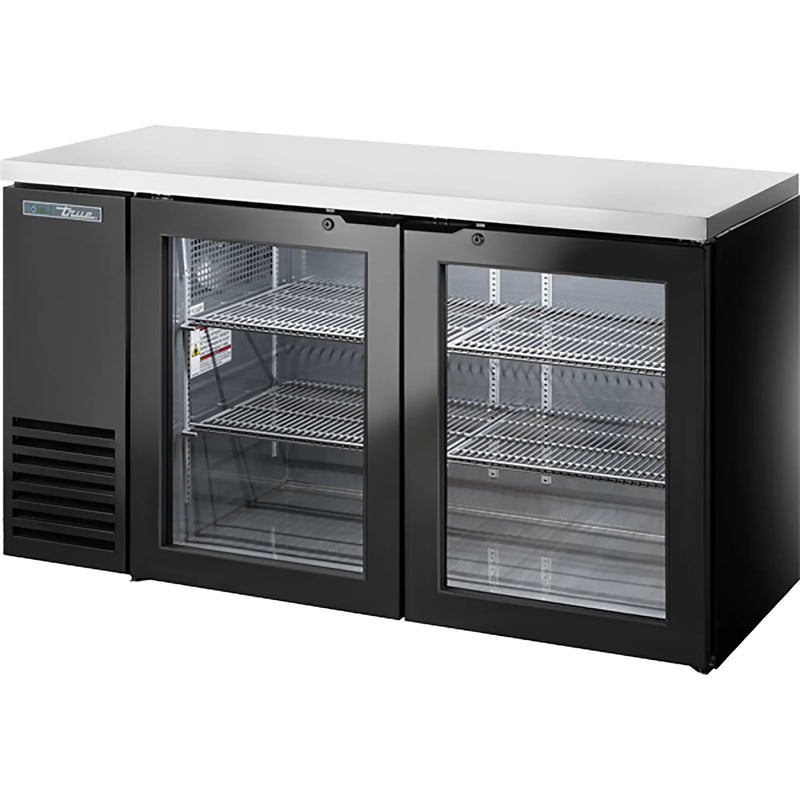 True TBB24-60 Series 60" Shallow Double Door Back Bar Cooler - Various Configurations-Phoenix Food Equipment