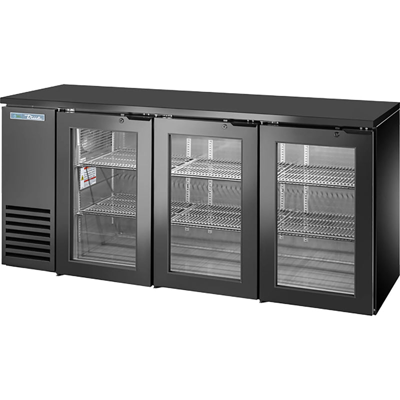 True TBB24-72 Series 72" Shallow Triple Door Back Bar Cooler - Various Configurations-Phoenix Food Equipment