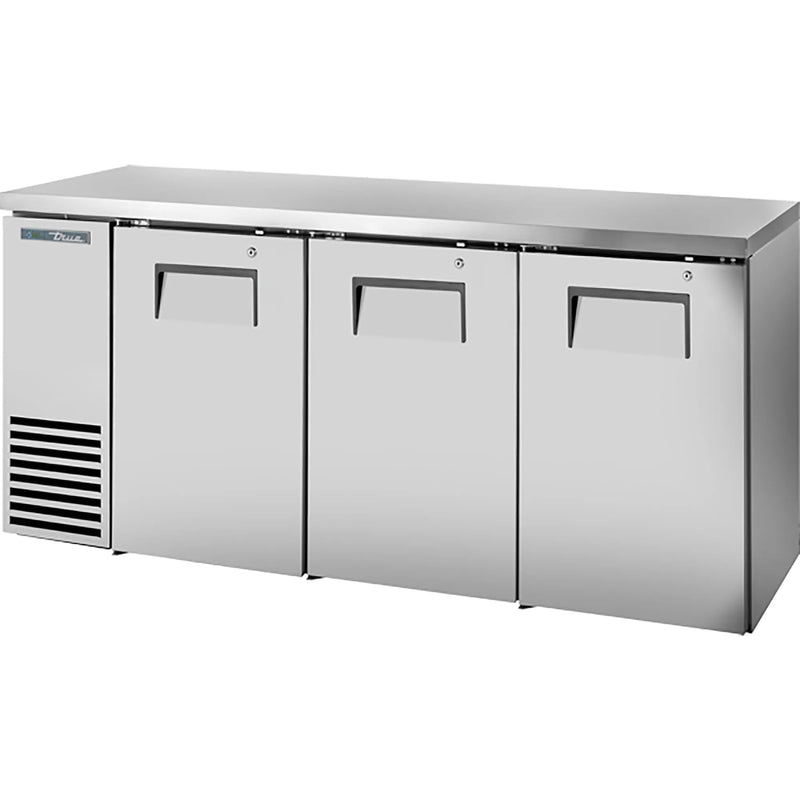 True TBB24-72 Series 72" Shallow Triple Door Back Bar Cooler - Various Configurations-Phoenix Food Equipment