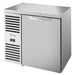 True TBR36 Series 36-inch single door back bar cooler in stainless steel with solid door