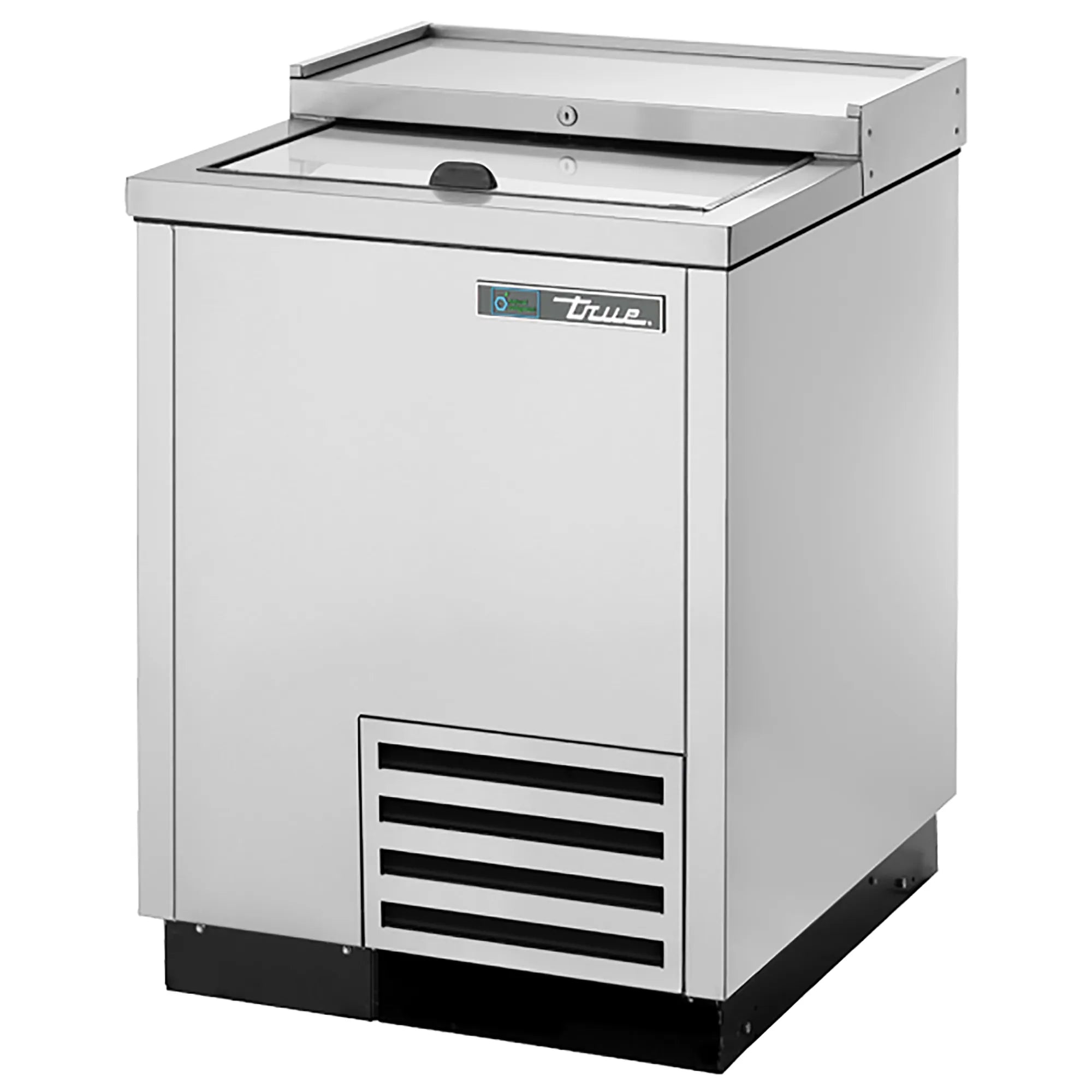 True TD-24-7 Series 24" Horizontal Bottle Cooler - Black or Stainless Steel Finish-Phoenix Food Equipment