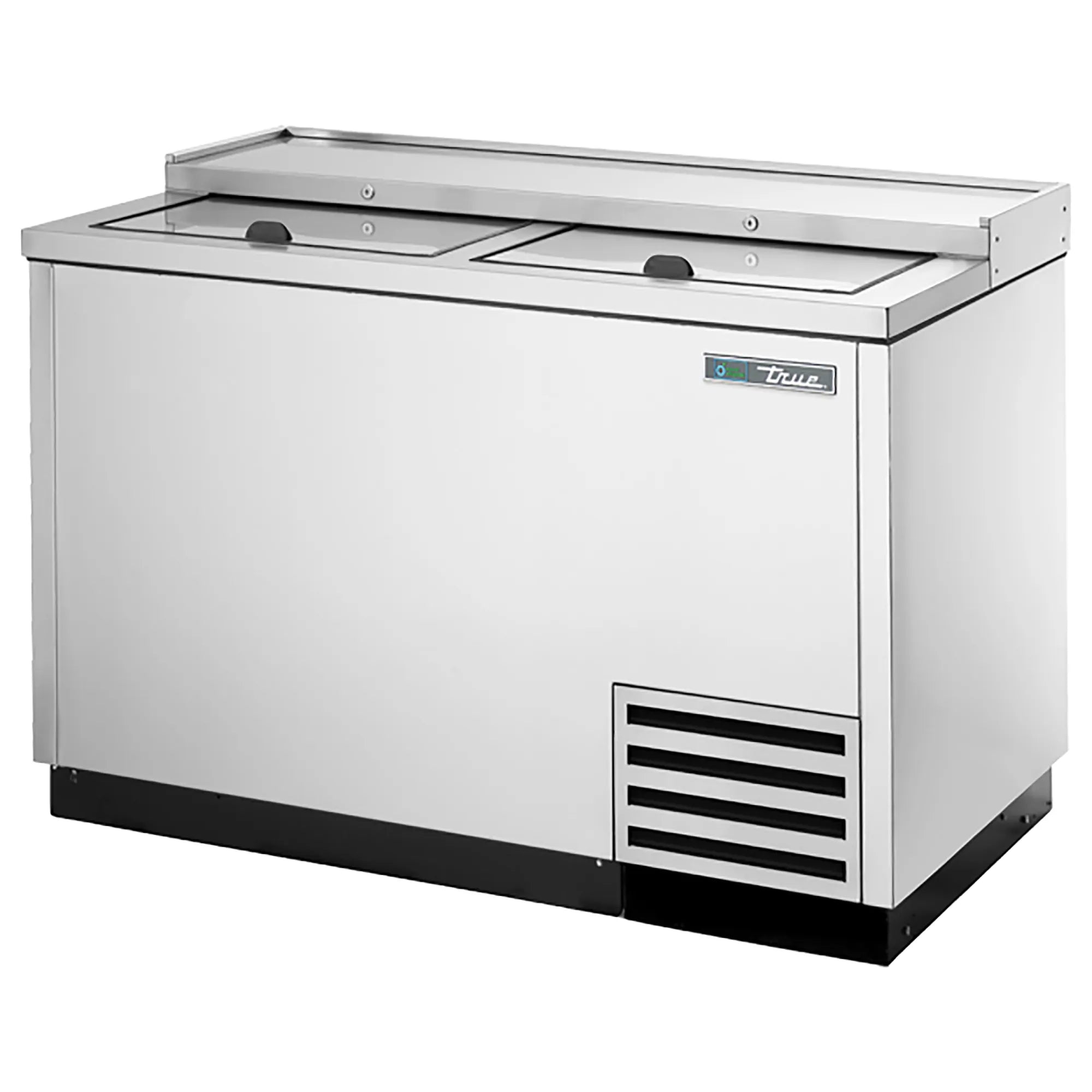 True TD-50-18 Series 50" Horizontal Bottle Cooler - Black or Stainless Steel Finish-Phoenix Food Equipment