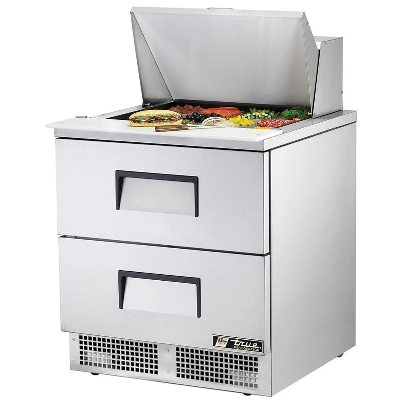 True TFP-32-12M Single Door 32" Refrigerated Food Prep Table - Various Configurations-Phoenix Food Equipment