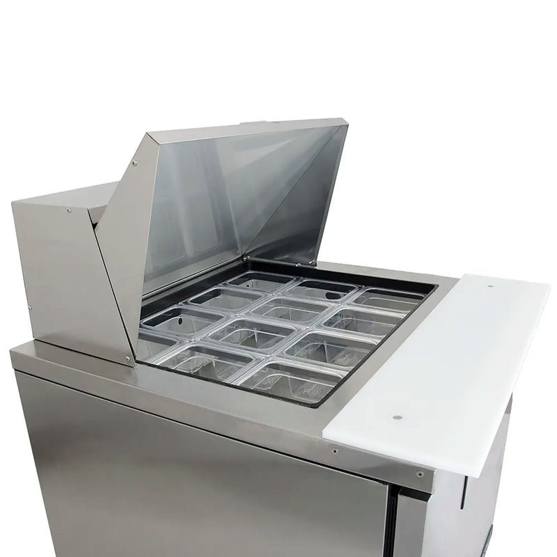 True TFP-32-12M Single Door 32" Refrigerated Food Prep Table - Various Configurations-Phoenix Food Equipment