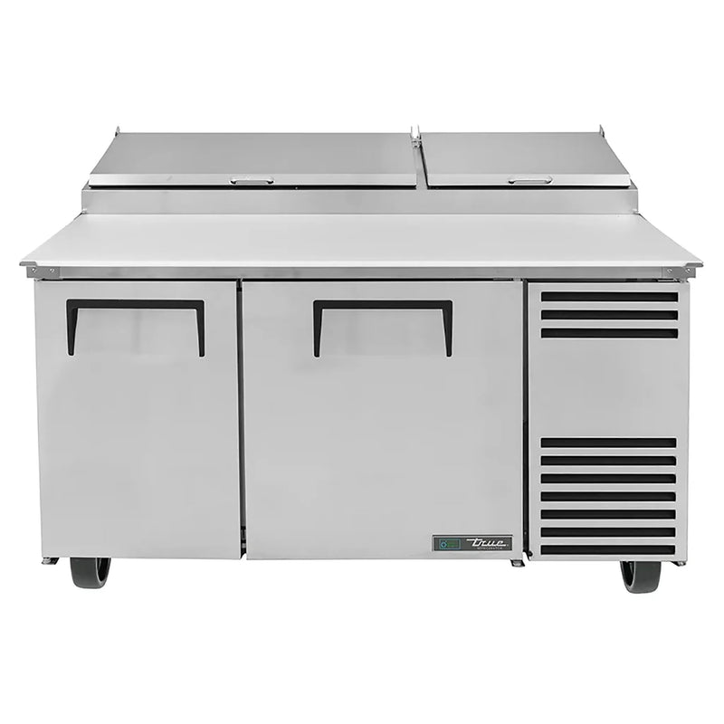 True TPP-AT-60-HC Double Door 60" Refrigerated Pizza Prep Table - Various Configurations-Phoenix Food Equipment