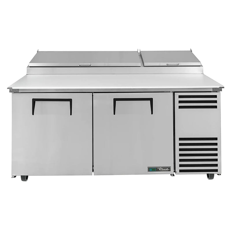 True TPP-AT-67-HC Double Door 67" Refrigerated Pizza Prep Table - Various Configurations-Phoenix Food Equipment