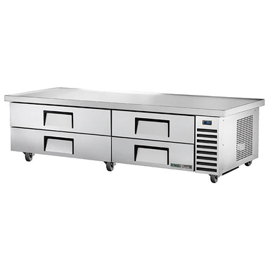 True TRCB-82-86-HC Refrigerated 86" Chef Base - Fits 4" Deep Pans-Phoenix Food Equipment