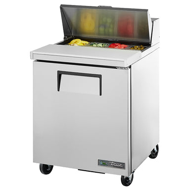 True TSSU-27-08-HC Single Door 27" Refrigerated Sandwich Prep Table - Various Configurations-Phoenix Food Equipment