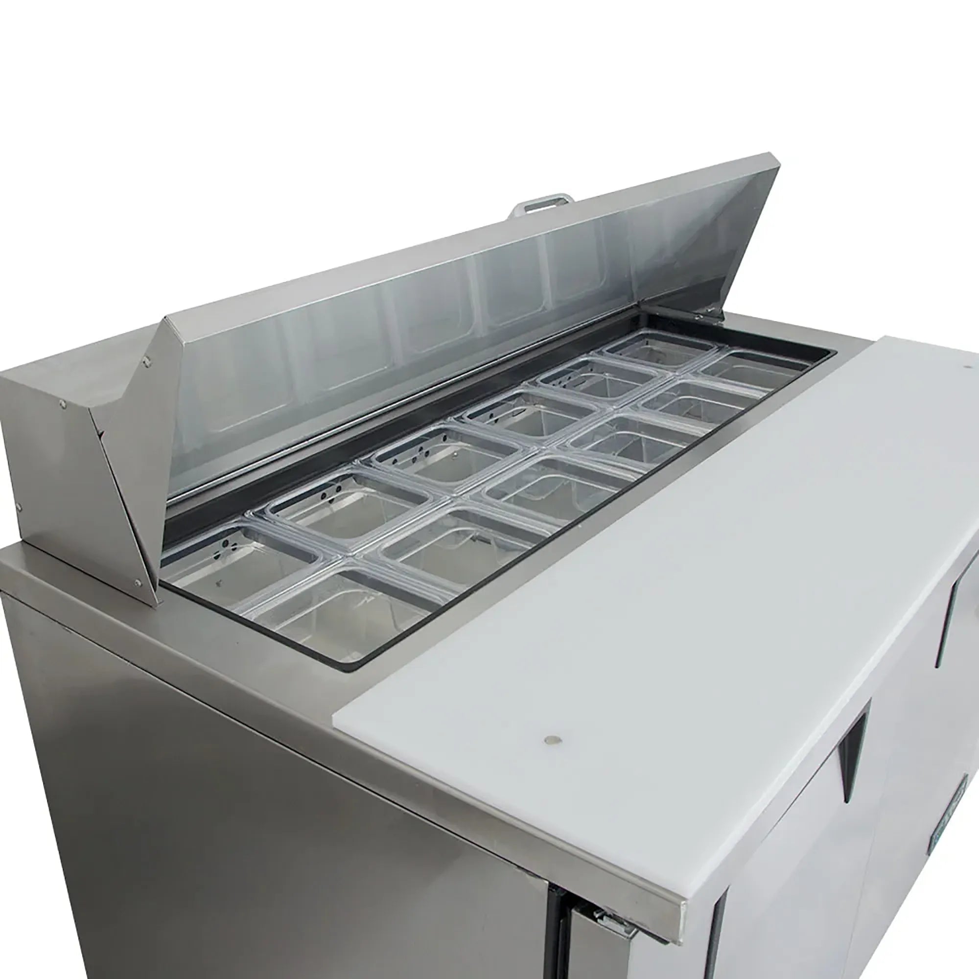 True TSSU-48-12-HC Double Door 48" Refrigerated Sandwich Prep Table - Various Configurations-Phoenix Food Equipment