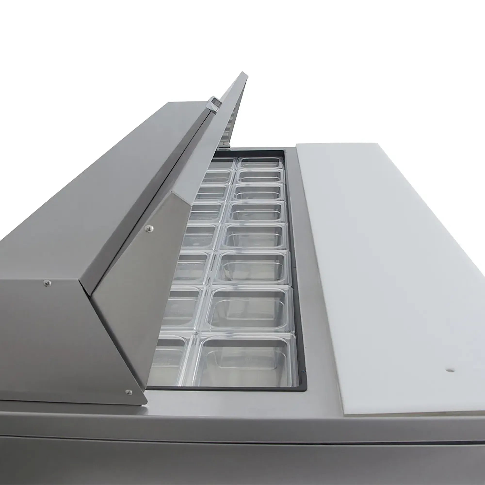 True TSSU-60-16-HC Double Door 60" Refrigerated Sandwich Prep Table - Various Configurations-Phoenix Food Equipment