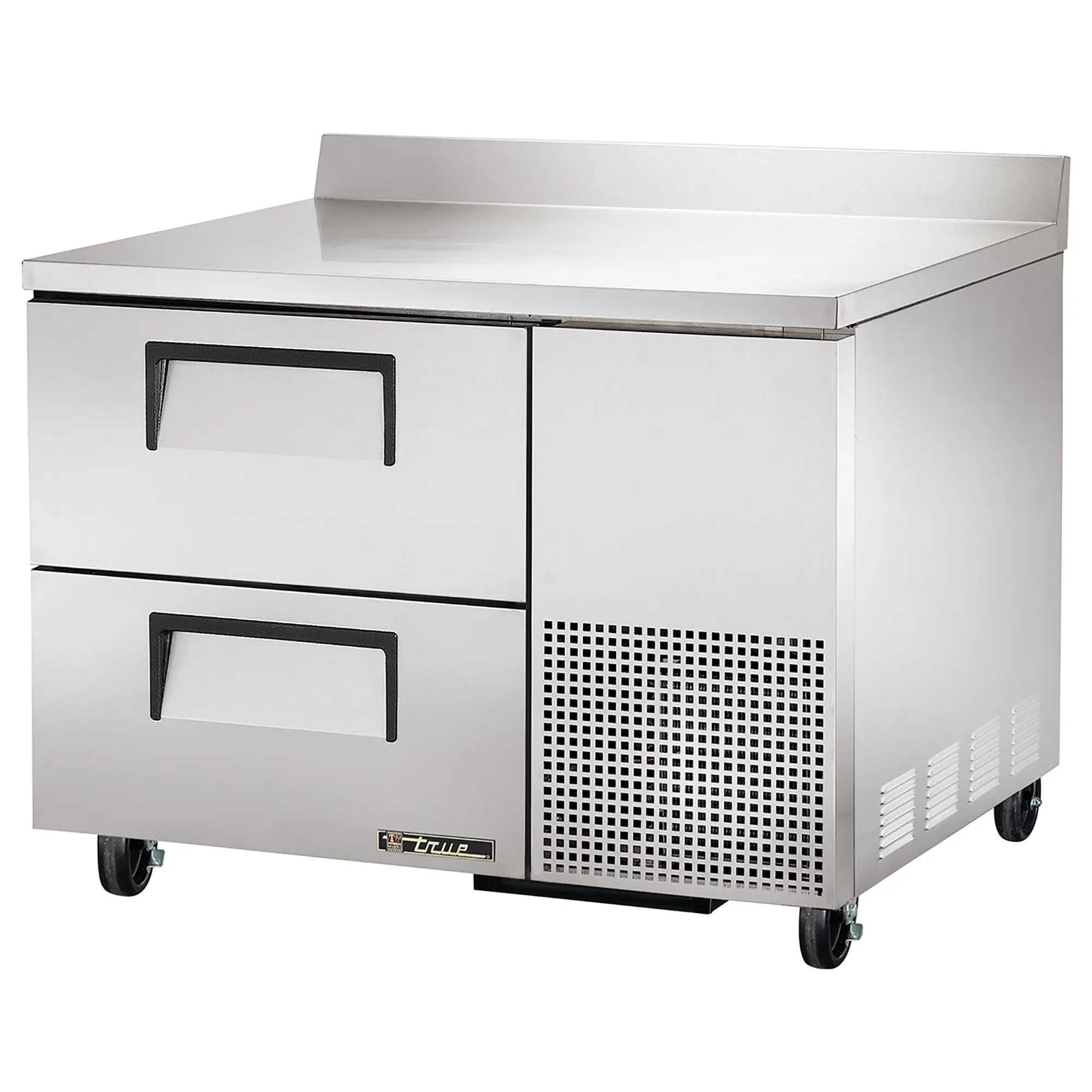 True TUC-44-HC Single Door 44" Side Mounted Refrigerated Work Table - Various Configurations-Phoenix Food Equipment