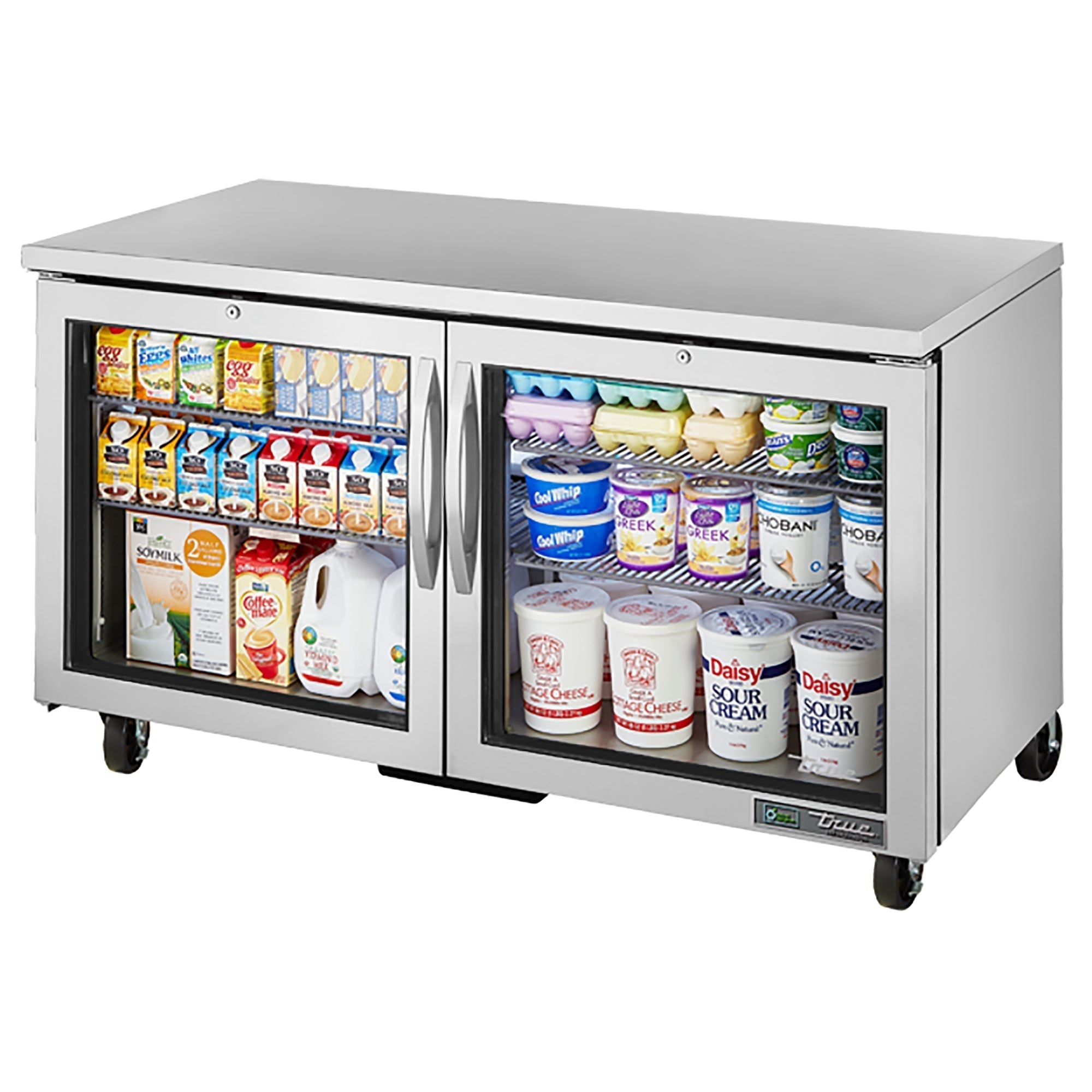 True TUC-60 Series Double Door 60" Under Counter Refrigerator - Various Configurations-Phoenix Food Equipment