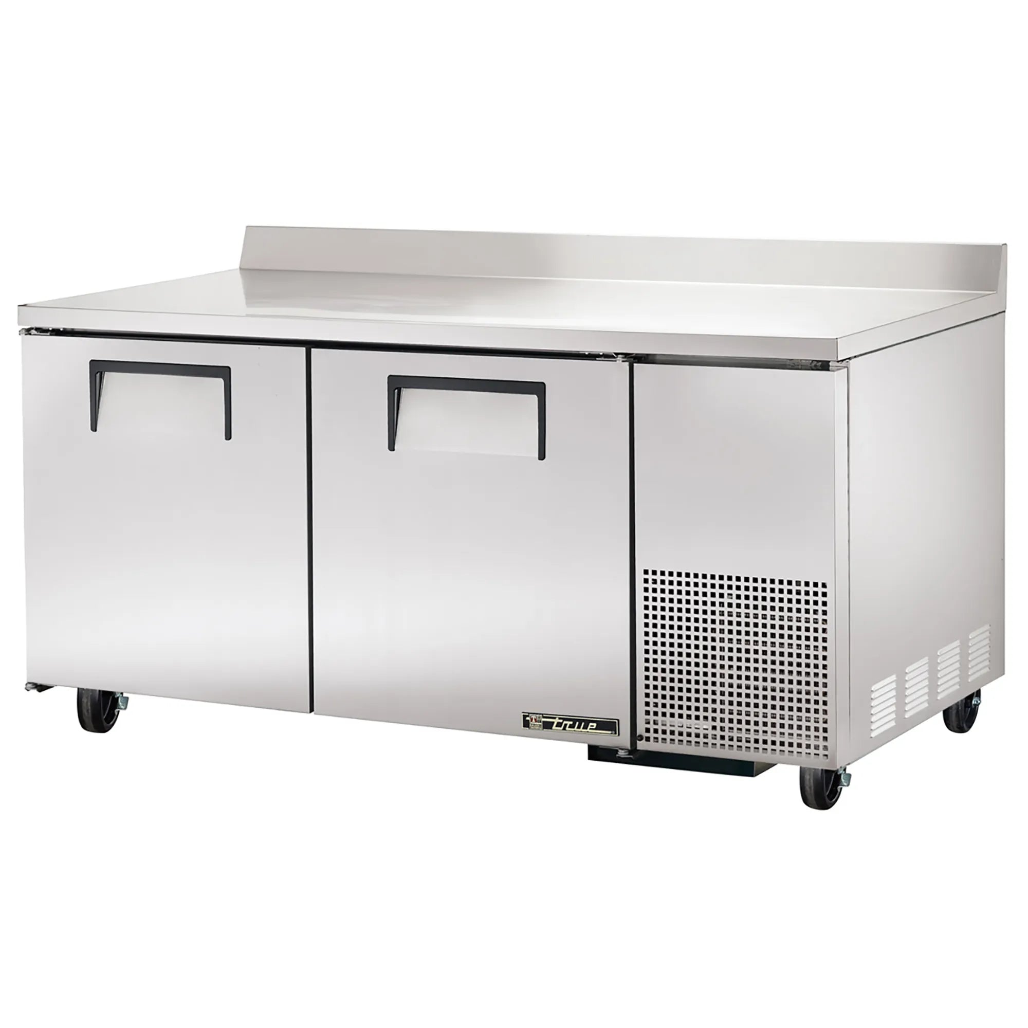True TUC-67-HC Double Door 67" Side Mounted Refrigerated Work Table - Various Configurations-Phoenix Food Equipment