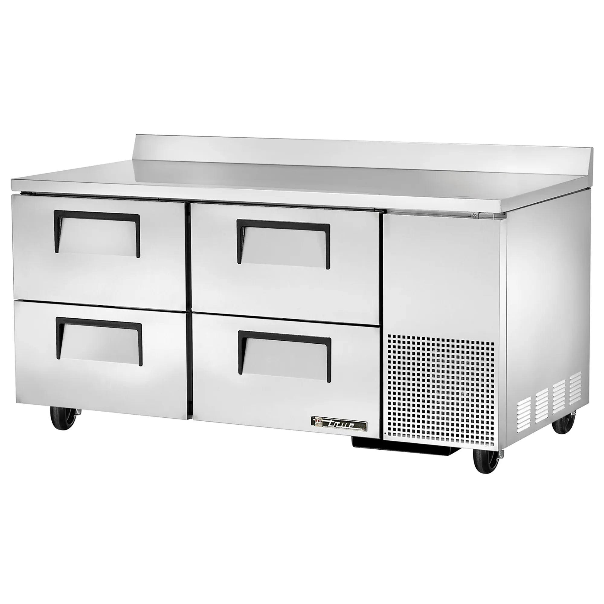 True TUC-67-HC Double Door 67" Side Mounted Refrigerated Work Table - Various Configurations-Phoenix Food Equipment