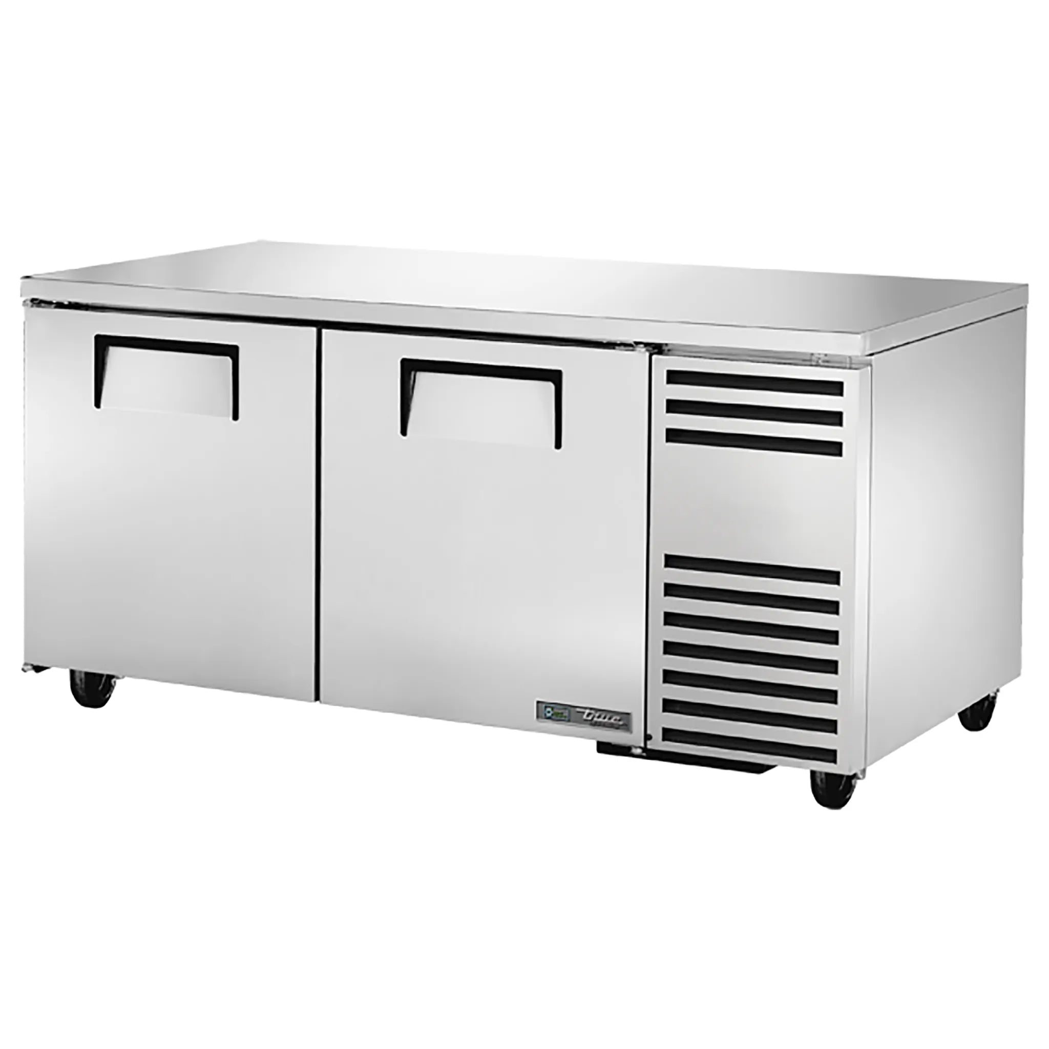True TUC-67-HC Double Door 67" Side Mounted Refrigerated Work Table - Various Configurations-Phoenix Food Equipment