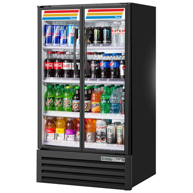 True TVM-30-HC~VM03 Double Door 31" Wide Visual Glass Display Refrigerator-Phoenix Food Equipment
