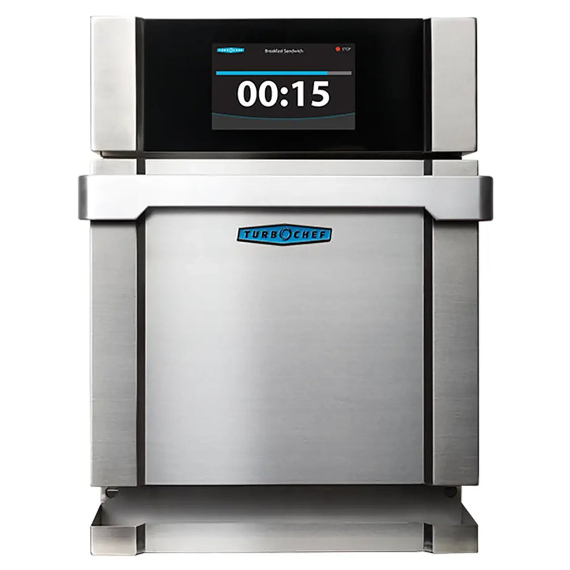 TurboChef ECO-9500-1 Eco Series high speed oven in stainless steel with touchscreen display above the door