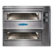 TurboChef HHD-9500-1 Double Batch high speed deck oven in stainless steel with two stacked glass-door ovens