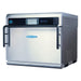 TurboChef i3-9500-401 i3 Touch high speed oven in stainless steel with touch controls and door handle, angled view