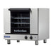 TurboFan E23 series electric countertop convection oven in stainless steel with glass door, angled front view