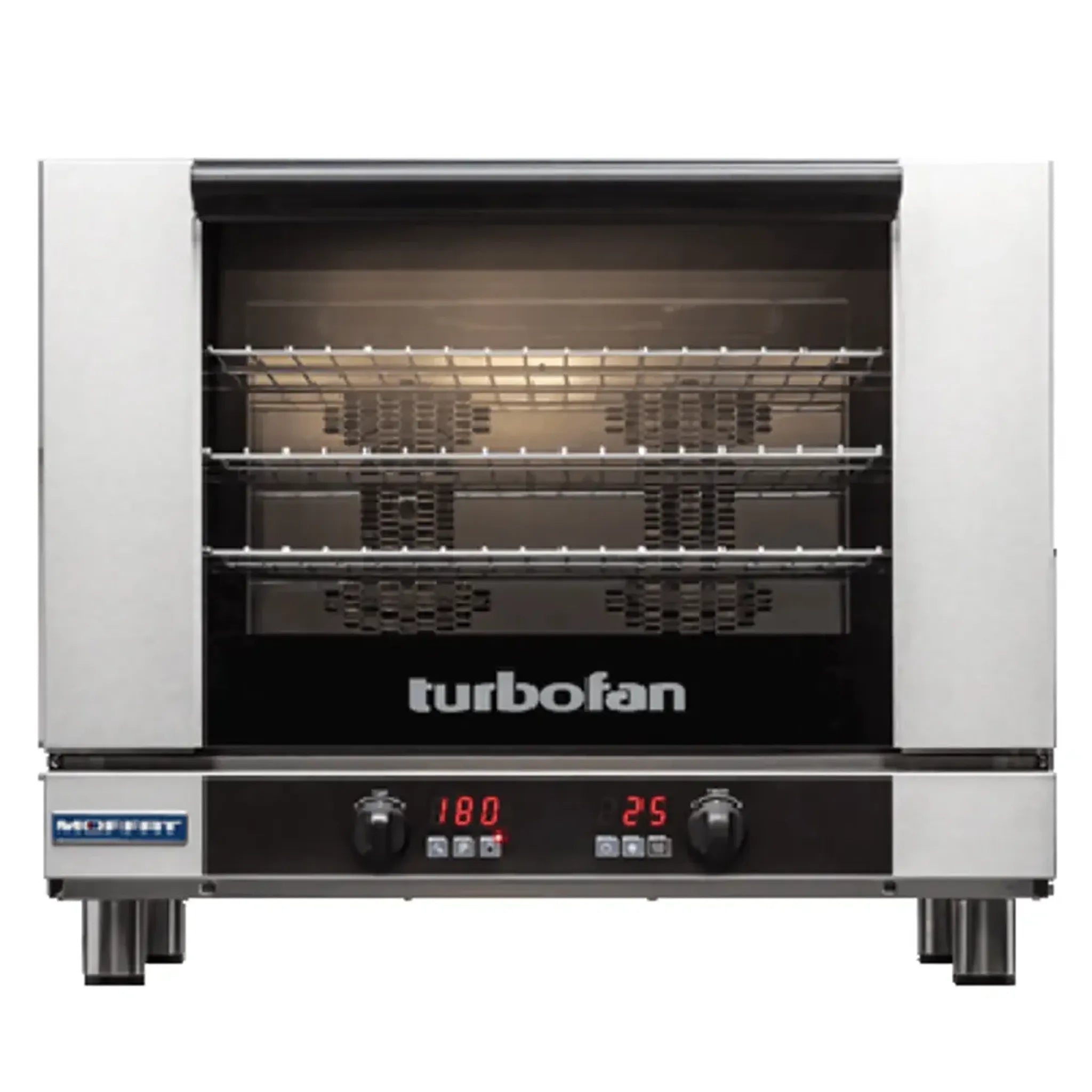 TurboFan E28 Series Electric Counter Top Convection Oven - 208V, Fits 4 Full Size Sheet Pans, Various Configurations-Phoenix Food Equipment