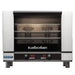 TurboFan E28 series digital electric countertop convection oven with glass door and LED display, front view