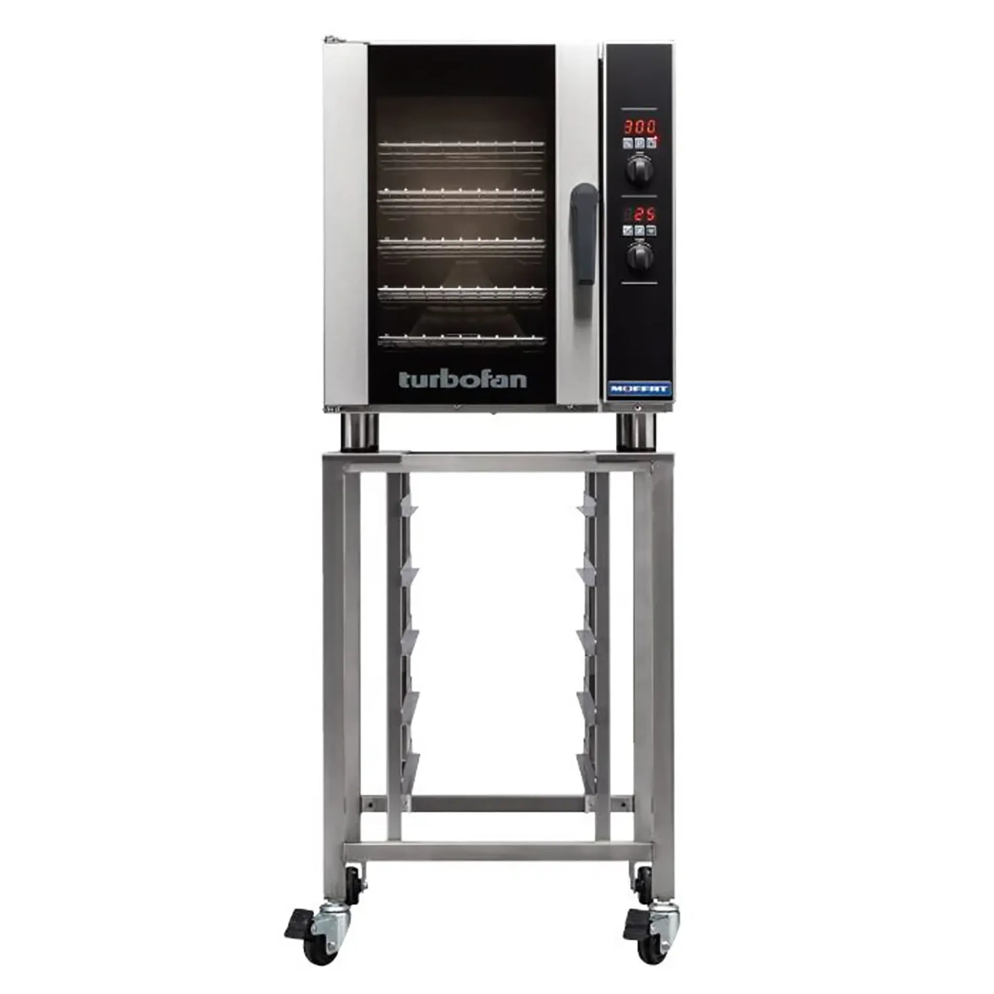 TurboFan E33 Series Digital Electric Convection Oven - 208V, Fits 5 Half Size Pans, Various Configurations-Phoenix Food Equipment