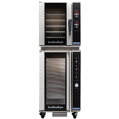 TurboFan E33D5/P10M Digital Electric Convection Oven/Proofer Combo - 208V, Oven Fits 5 Half-Size Pans-Phoenix Food Equipment