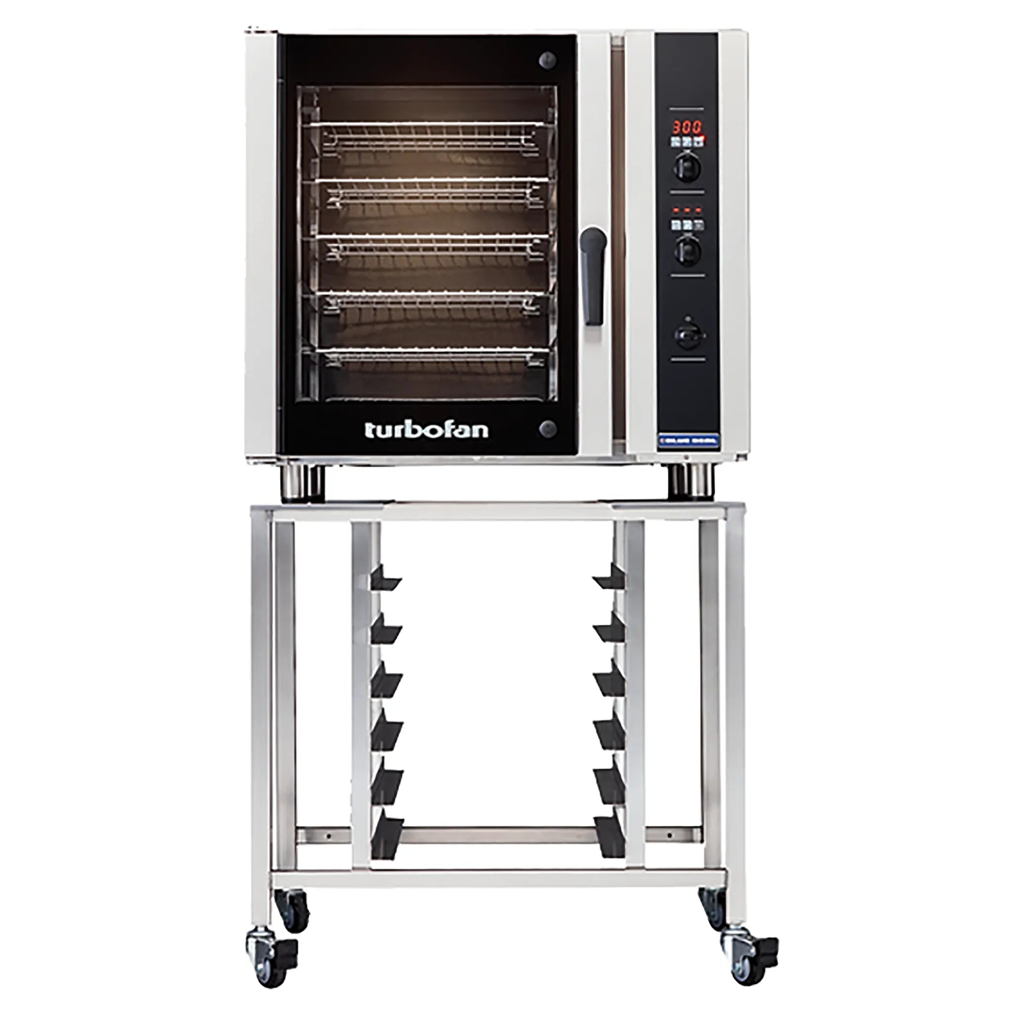 TurboFan E35 Series Digital Electric Convection Oven - 208V, Fits 6 Full Size Pans, Various Configurations-Phoenix Food Equipment