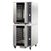 TurboFan P8M insulated proofer and heated holding cabinets, two units double stacked on casters