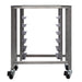 TurboFan SK32 stainless steel oven stand with side pan supports and casters for E32 and G32 series ovens