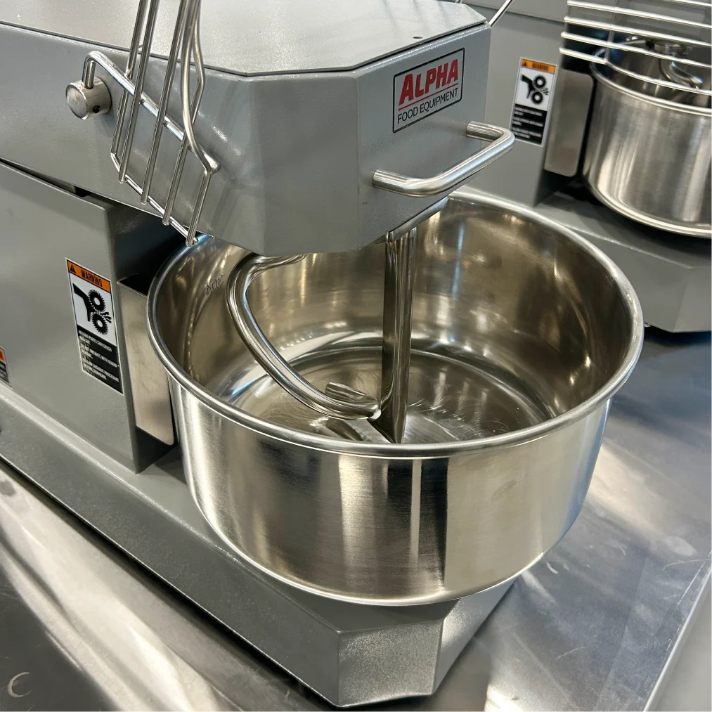 **USED** Alpha AVS-10T Ten Speed Commercial Tilting Spiral Mixer - 10Qt Capacity, 120V